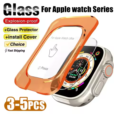 3-5Pcs Tempered Glass Screen Protector For Apple Watch Ultra 49mm Accessories HD Film iWatch Ultra a
