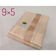 Premium Dhoti Lelaki 9×5 Peach Shade Vesti / Dhoti  Casual Wedding & Temple G19879