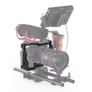 Camera Cage DSLR Mirrorless Video Cage for Sony A7S III / A7R III / A7 III / A7 II / A9 Cold Shoe Mo
