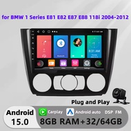 Honxun android head unit for  BMW 1 Series E81 E82 E87 E88 118i ESSGOO ASTRAL Kenwood STAPON 8GB+64 