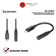 Saramonic SR-C2002 3.5mm TRRS Female to Lightning Jack Adapter Cable
