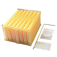 Local Warehouse+COD Automatic Wood Hive, Honey Bee Flow Hive Honeycomb Frames 7pcs Beekeeping Equip