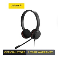 Jabra Evolve 20 MS Stereo หูฟังประชุมออนไลน์ USB Headset for Conference Calls  หูฟังทำงาน หูฟังมีไมค์