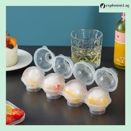 4 Cavity Whiskey Ice Maker Mold Round Ice Ball Home Kitchen Gadgets