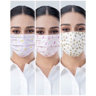 [READY STOCK] 3ply Mask Smiley Series Face Mask Jovian Earloop Headloop