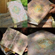True Me Autumn Moon Gourd New Song Jin Handmade Silk Book Cover Diary Notebook A5A6 หนังสือบันทึกประ