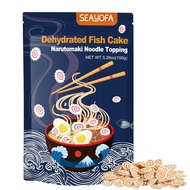 5.3oz Freeze Dried Narutomaki Fish Cake - Japanese Ramen Toppings for Instant Noodles Udon Soup Camp