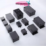ENGANUNSOON Electric Supplies, Black Three Layers DIY Housing Instrument Electronic Project Box,  AB