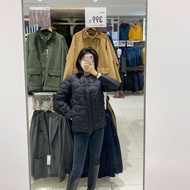 UNIQLO Leo ชุดสำหรับทั้งหญิงและชายคู่แบบหลวมน้ำหนักเบาเสื้อขนเป็ดคู่สไตล์เกาหลีของแท้เสื้อแจ็คเก็ตกั