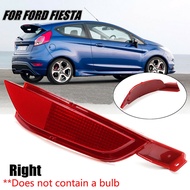 Rear Bumper Reflector Red Left Side (With Bulb) Right Side(Without Bulb) Fit For Ford Fiesta MK7 Hat