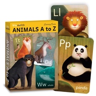 Alphabet Flash Cards, Animal ABC, A to Z Vocabulary Cards & Picture Flash Card for Children, Kids 4-