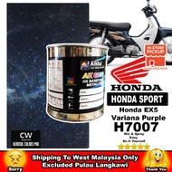 [ Honda EX5 Mariana Purple H7007 ] 🔵 Crystal 2K Paint CW Aikka Cat DIY Spray Gun 500ml &amp; 1Liter 蓝色 Warna Biru Motor