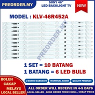 KLV-46R452A SONY 46" LED TV BACKLIGHT (LAMPU TV) SONY 46 INCH LED TV BACKLIGHT KLV-46R452 KLV46R45