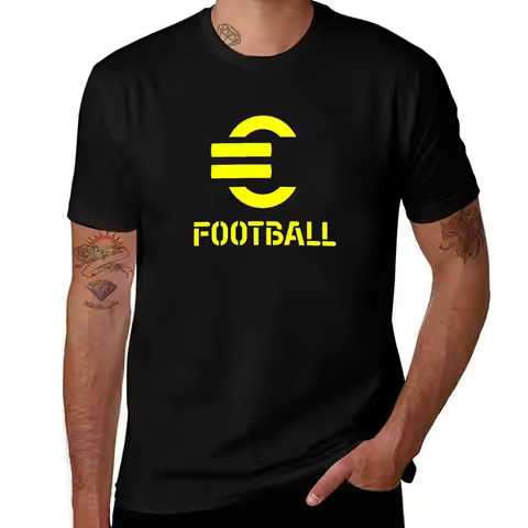 efootball T-Shirt Aesthetic clothing summer tops vintage t shirt men