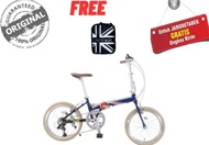ORIGINAL Sepeda Lipat London Taxi Folding Bike 20" Alloy - Flag