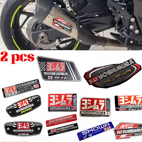 For Yoshimura Dirt Bike Exhaust 3D Sticker Motorcycle Accessories DB Killer Muffler Escape R1 R6 GP