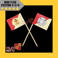 MINI FLAG CUSTOM DESIGN 4x3x9 MINI FLAG CUSTOM FLAG 4 3 3 9