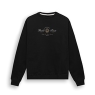 DRM Graphic Crewneck Sweater - Build Trust Black