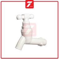 1/2" PVC Bib Tap Plastic Pili Air Water Tap Kitchen Bathroom Sink Faucet Kepala Paip Plastik