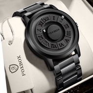 Lige Fashion Unique Mirrorless Black Technology Magnetic Quartz Men's Watch Cool Trendy Men's Watch