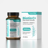 Supervita Biotin C+ Vitamin tambah Rambut