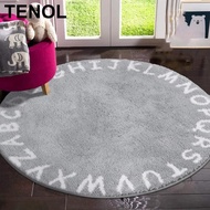 [TENOL] Kids Rug  Rug Learning Alphabet Crawl Large Play Mat Warm Soft  Floor Area Rugs