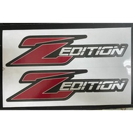z-edition Sticker Attached To The Side Of The Car Left Right-revo z-edition