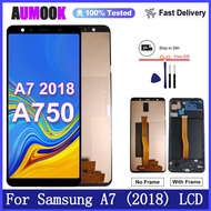 6.0"AMOLED Display For Samsung Galaxy A7 2018 LCD Display Touch Screen Digitizer Replacement For Sam