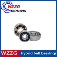 WZZG 1PCS 6203-2RS 17X40X12mm Hybrid ceramic SI3N4 ball Bearings bicycle Bearing