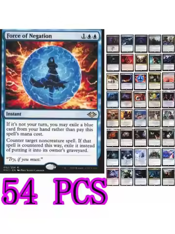 54 Pcs Black Core P9 Dual Land Fetch Land Shock Lands Proxy Cards