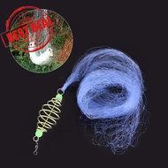 Spring Bomb Net Bottom Fishing Net With Nylon Fishing Spring Net With Glow-in-the-dark Beads E4p0