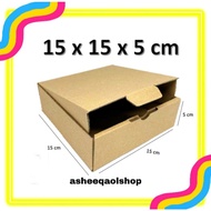 Cardboard 15x15x5 cm Die Cut Packing Box Kotak