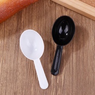 wayfarer> 10Pcs Bla White Measuring Teaspoon Scoop Plastic 7g 15ml Measuring Spoons Milk Powder Spoo