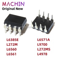 5pcs L6385E L272M L6560 L6561 L6571A L9700 L272MS L4978 DIP-8 Power Management Chip
