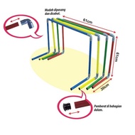 MES 50M Junior Hurdle Set