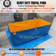 AZOLLA POND 6 x 3 x 1.5ft Heavy Duty Use Makapal Rubberized FISH TANK CRAYFISH POND LONA TRAPAL POND