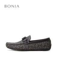 Bonia Black Alfie Monogram Loafers