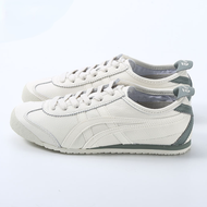 2023 Original Japanese Tiger Shoes MEXICO 66 Men's and Women's Shoes Soft and Comfortable Sports Shoes Fashion Lightweight Casual Shoes White/Green