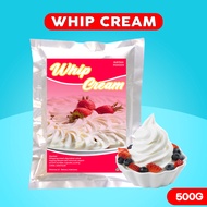 WHIP CREAM TOPPING PREMIUM 500g / BUBUK WHIP CREAM / WHIPPED CREAM POWDER / WHIPPING CREAM TOPPING