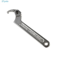 YOLO Hook Wrench, Set Round/Square Head C Shape Hook Spanner, Universal Tool Adjuster Screw Nuts 19-