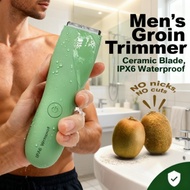 Men's Electric Trimmer, Groin Trimmer, Professional, Body Hair, Ball Shaver, Blade Replaceable
