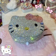 New Kitty Hello Kitty Jewelry Box Storage Box with Small Mirror Double-Layer Jewelry Box Heavy Indus