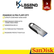 SanDisk Ultra Flair CZ73 USB 3.0 Flash Drive (16GB/32GB/64GB/128GB/Max. R:150MB/s) SDCZ73-G46