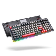 Kemove K98 Wireless Gaming Keyboard With BT5.0/2.4G/Type-C RGB Backlight 98 Keys Hot-Swappable