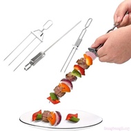 Bang Kabob Skewer for Grilling Metal Stainless Steel BBQ Skewer Stick Reusable BBQ Grilling Camping 