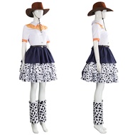 Toy Story Jessie Cos Costume Jessie Short Skirt Set Anime Movie Role Cosplay Outfit