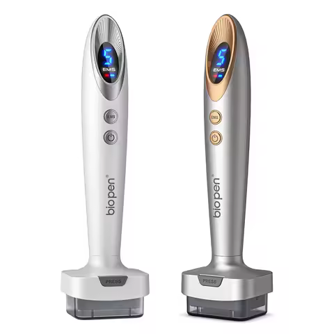 New Arrival Interchangeable 120Pins Massager Electric Derma Vibration Stamp Device Bio6 Skin Care Ha