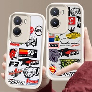 Case for VIVO IQOO Z9 Y15a Y35 Z10 13 Y01 T4 Y55 Y75 Z9X Y22s Y15s Y22 Y56 Y16 5G Soft White E124 Su