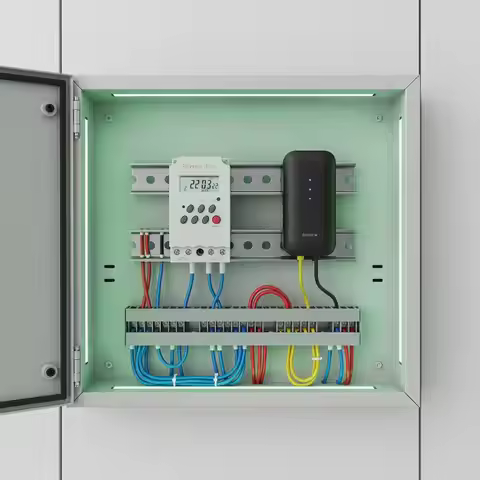 Programmable Digital Timer Switch 220V 30A 16 ON/OFF 24hr 7 Days Weekly Relay for Office Electrical 