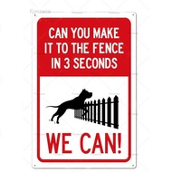 Beware of Dog Sign Warning Metal Sign Guard Dog Sign Wall Decor Yard Sign No Trespassing Metal Dog S